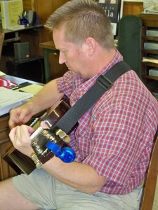 Scott Umphrey at a July jam.